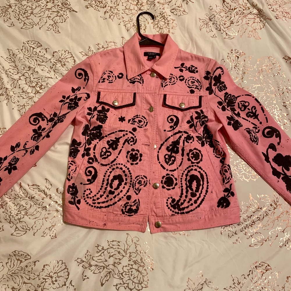 Pink Denim Jean jacket